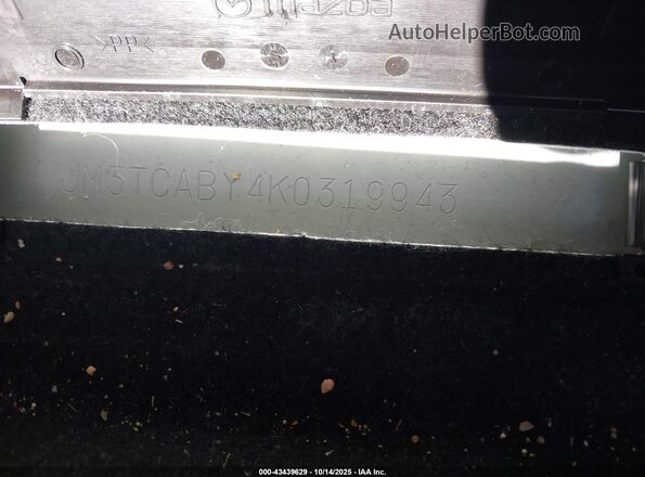 JM3TCABY4K0319943 2019 MAZDA CX-9 White Widok komory silnika