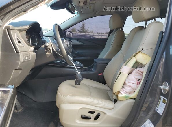 JM3TCACY0L0418064 2020 MAZDA CX-9 Gray Widok wnętrza z przodu