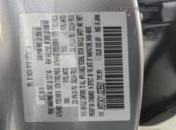 JM3TCACY1J0235821 2018 MAZDA CX-9 Silver 