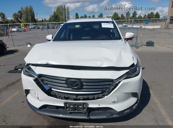 JM3TCADY0K0301386 2019 MAZDA CX-9 White Instrument cluster view