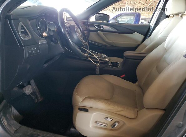 JM3TCADY4H0128237 2017 MAZDA CX-9 Серый Вид салона спереди