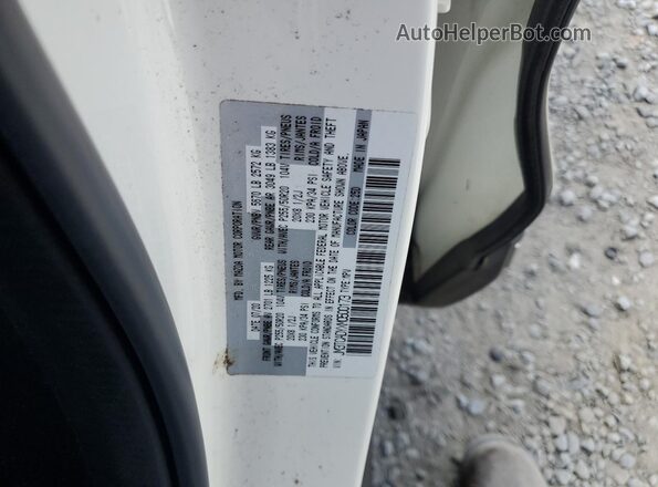 JM3TCADYXM0500173 2021 MAZDA CX-9 White VIN კოდის სტიკერის ხედი