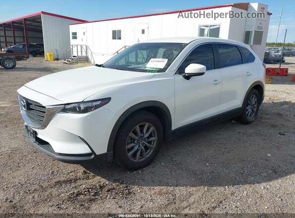 JM3TCBBY2K0322538 2019 MAZDA CX-9 White Vista tres cuartos delantera izquierda