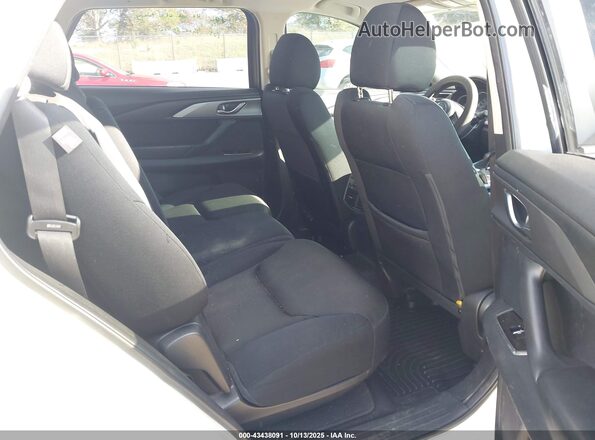 JM3TCBBY2K0322538 2019 MAZDA CX-9 White Vista de la etiqueta del VIN