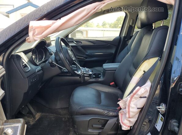 JM3TCBCY1M0518598 2021 MAZDA CX-9 Blue Widok wnętrza z przodu