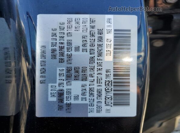 JM3TCBCY1M0518598 2021 MAZDA CX-9 Blue Widok naklejki z numerem VIN
