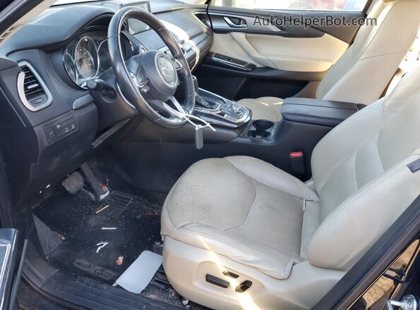 JM3TCBCY3H0137874 2017 MAZDA CX-9 Blue Widok wnętrza z przodu