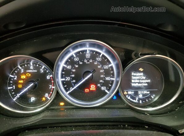 JM3TCBCY3M0534494 2021 MAZDA CX-9 Black Instrument cluster view
