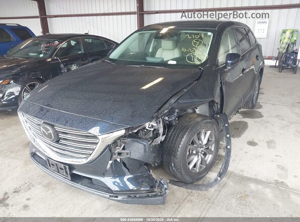 JM3TCBCY4P0645933 2023 MAZDA CX-9 Blue Առջևի ձախ երեք քառորդ տեսարան