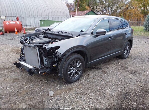 JM3TCBCY6N0606189 2022 MAZDA CX-9 Gray Vista tres cuartos delantera izquierda