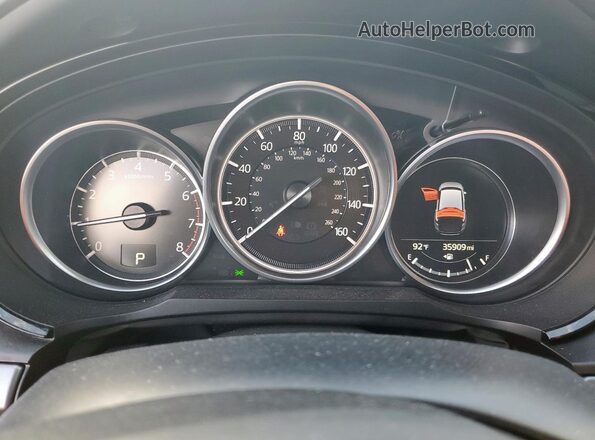JM3TCBCY6N0627317 2022 MAZDA CX-9 White Vista del cuadro de instrumentos