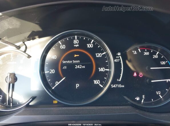 JM3TCBDYXN0609496 2022 MAZDA CX-9 Blue უკანა სავარძლების ხედი