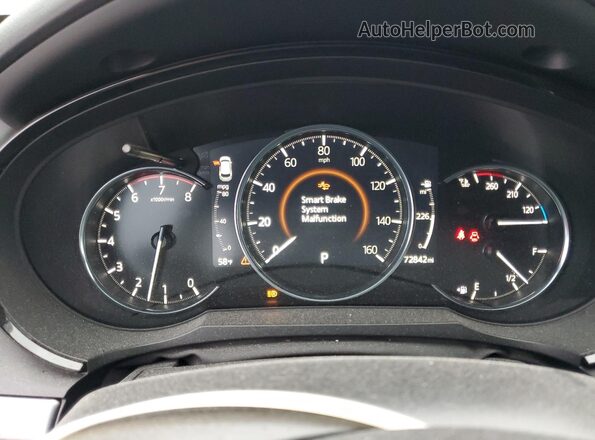 JM3TCBEY3L0405702 2020 MAZDA CX-9 White Instrument cluster view