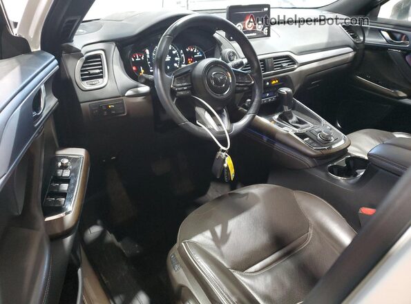 JM3TCBEY8L0401371 2020 MAZDA CX-9 White Առջևի վահանակի տեսք