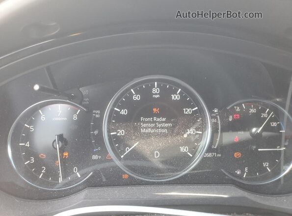 JM3TCBEY9M0503179 2021 MAZDA CX-9 Red ხელსაწყოთა პანელის ხედი