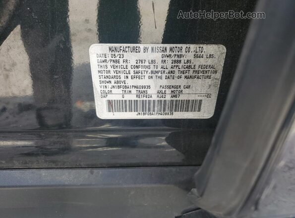 JN1BF0BA1PM409935 2023 NISSAN ARIYA Black Engine compartment view