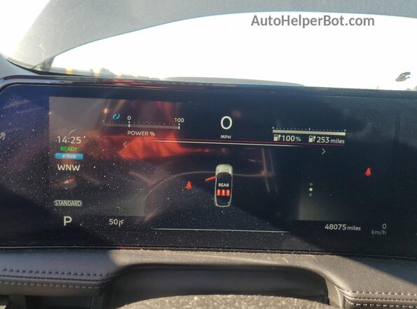 JN1BF0BA2PM408292 2023 NISSAN ARIYA Silver Instrument cluster view