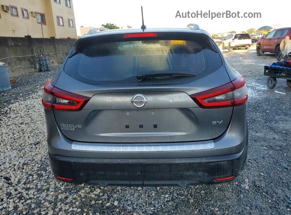 JN1BJ1CV4LW256388 2020 NISSAN ROGUE Gray Вид ззаду