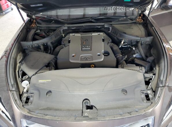 JN1BY1AP1HM741090 2017 INFINITI Q70 Brown Widok wnętrza z tyłu