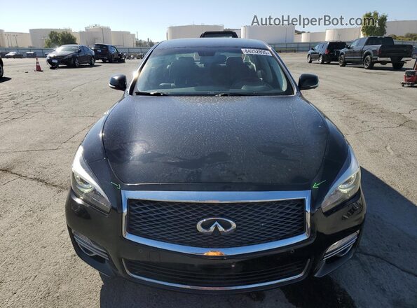 JN1BY1AP1KM505613 2019 INFINITI Q70 Black Vista frontal