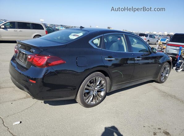 JN1BY1AP1KM505613 2019 INFINITI Q70 Black Trasero derecho