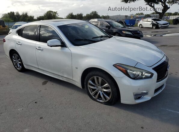 JN1BY1AP5HM740119 2017 INFINITI Q70 White Delantero derecho