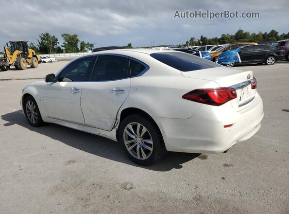 JN1BY1AP5HM740119 2017 INFINITI Q70 White Trasero izquierdo