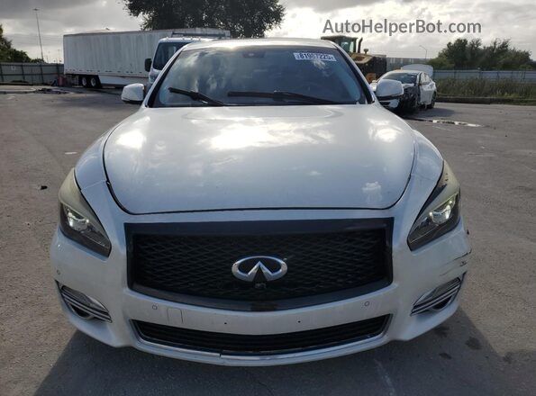 JN1BY1AP5HM740119 2017 INFINITI Q70 White Vista frontal