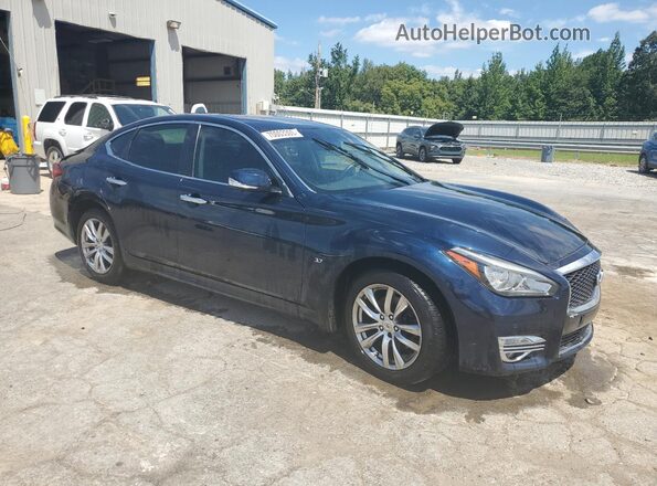 JN1BY1AP9HM741449 2017 INFINITI Q70 Blue წინა მარჯვენა