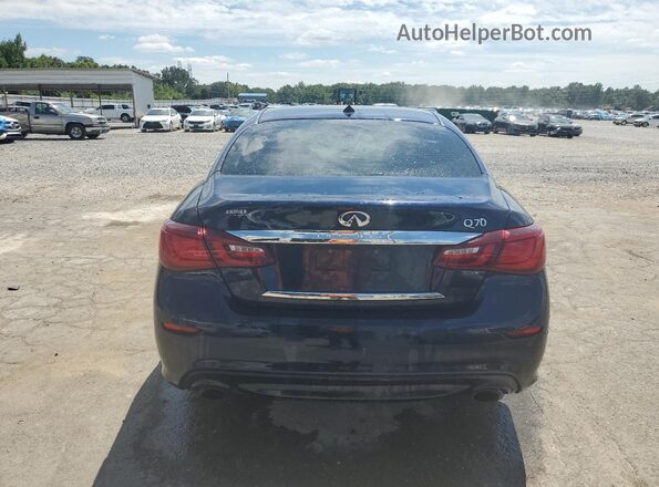 JN1BY1AP9HM741449 2017 INFINITI Q70 Blue უკანა ხედი