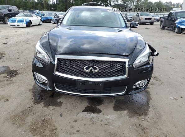 JN1BY1PR2GM720563 2016 INFINITI Q70L Black წინა ხედი