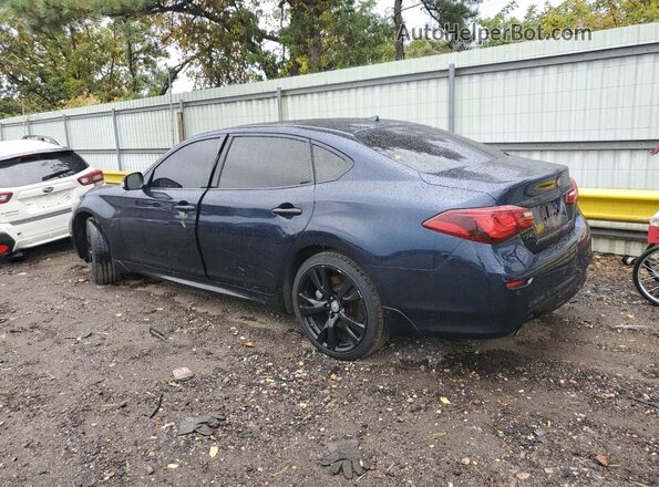 JN1BY1PR3GM720734 2016 INFINITI Q70L Blue Задня ліва чверть