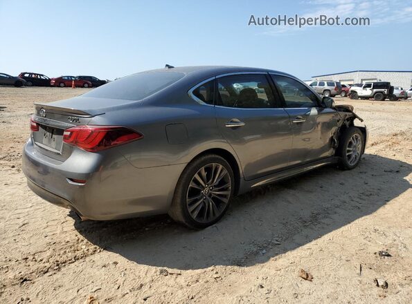 JN1BY1PR7JM370547 2018 INFINITI Q70L Gray 