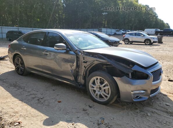 JN1BY1PR7JM370547 2018 INFINITI Q70L Gray 