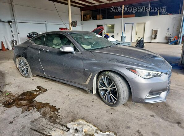 JN1CV7EKXJM200172 2018 INFINITI Q60 Gray Передня права чверть