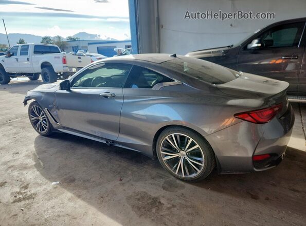 JN1CV7EKXJM200172 2018 INFINITI Q60 Gray Задня ліва чверть