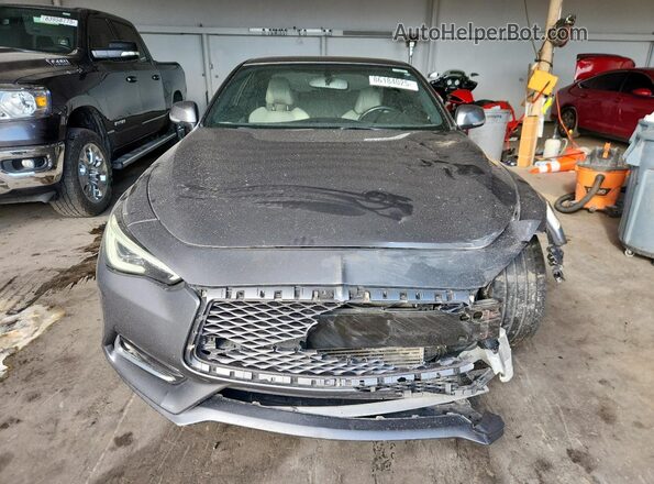 JN1CV7EKXJM200172 2018 INFINITI Q60 Gray Вид спереду
