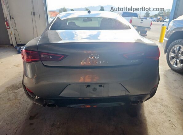 JN1CV7EKXJM200172 2018 INFINITI Q60 Gray Вид ззаду
