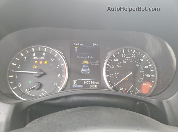 JN1EV7AP0LM204521 2020 INFINITI Q50 Gray ხელსაწყოთა პანელის ხედი