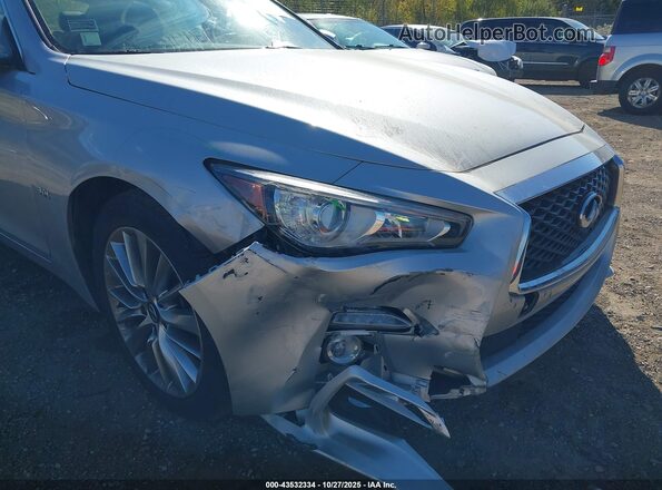 JN1EV7AP0LM207824 2020 INFINITI Q50 Серебряный Вид спереди