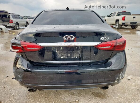 JN1EV7AP1KM543528 2019 INFINITI Q50 Black Vista trasera