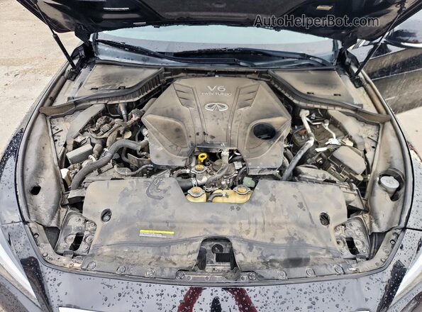 JN1EV7AP1KM543528 2019 INFINITI Q50 Black Vista interior trasera