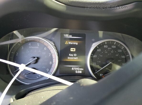 JN1EV7AP2JM362789 2018 INFINITI Q50 Black Vista del cuadro de instrumentos