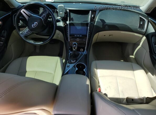 JN1EV7AP2JM362789 2018 INFINITI Q50 Black Vista del salpicadero