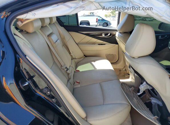 JN1EV7AP2JM362789 2018 INFINITI Q50 Black Vista de los asientos traseros