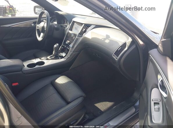 JN1EV7AP3LM203928 2020 INFINITI Q50 Серый Вид салона спереди