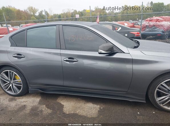 JN1EV7AP3LM204464 2020 INFINITI Q50 Gray Rear interior view
