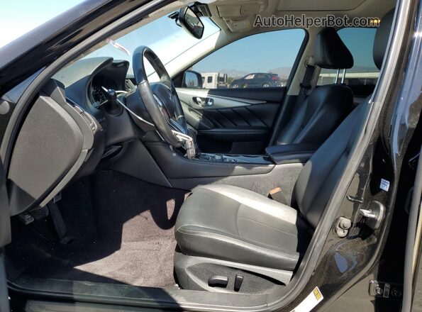 JN1EV7AP3LM206800 2020 INFINITI Q50 Черный Вид салона спереди