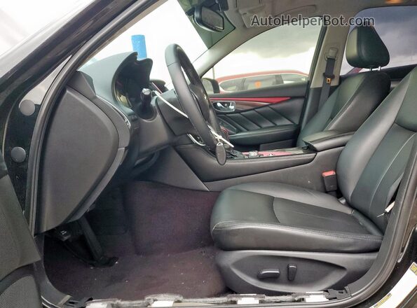 JN1EV7AP4LM206790 2020 INFINITI Q50 Черный Вид салона спереди