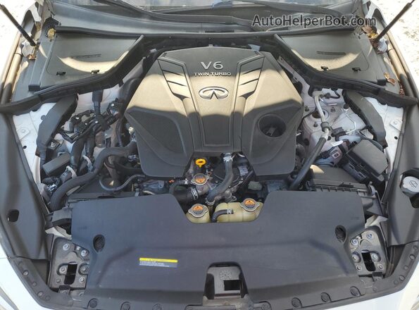 JN1EV7AP4LM207177 2020 INFINITI Q50 White Widok wnętrza z tyłu